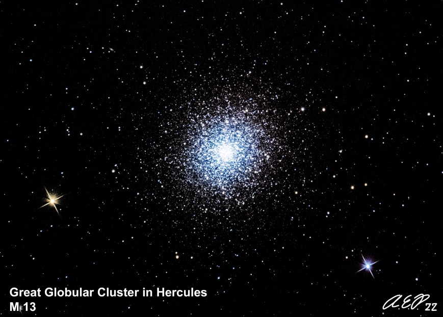 Nasa M13 M13 – Great Globular Cluster in Hercules – ORION BEAR ASTRONOMY